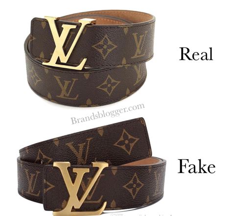 lv belt men fake